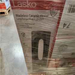 Phoenix NEW Lasko Bladeless 1500W 28 in. Black Electric Oscillating Tower Ceramic Space Heater with Remote Control and Digital Display Pallet of 43