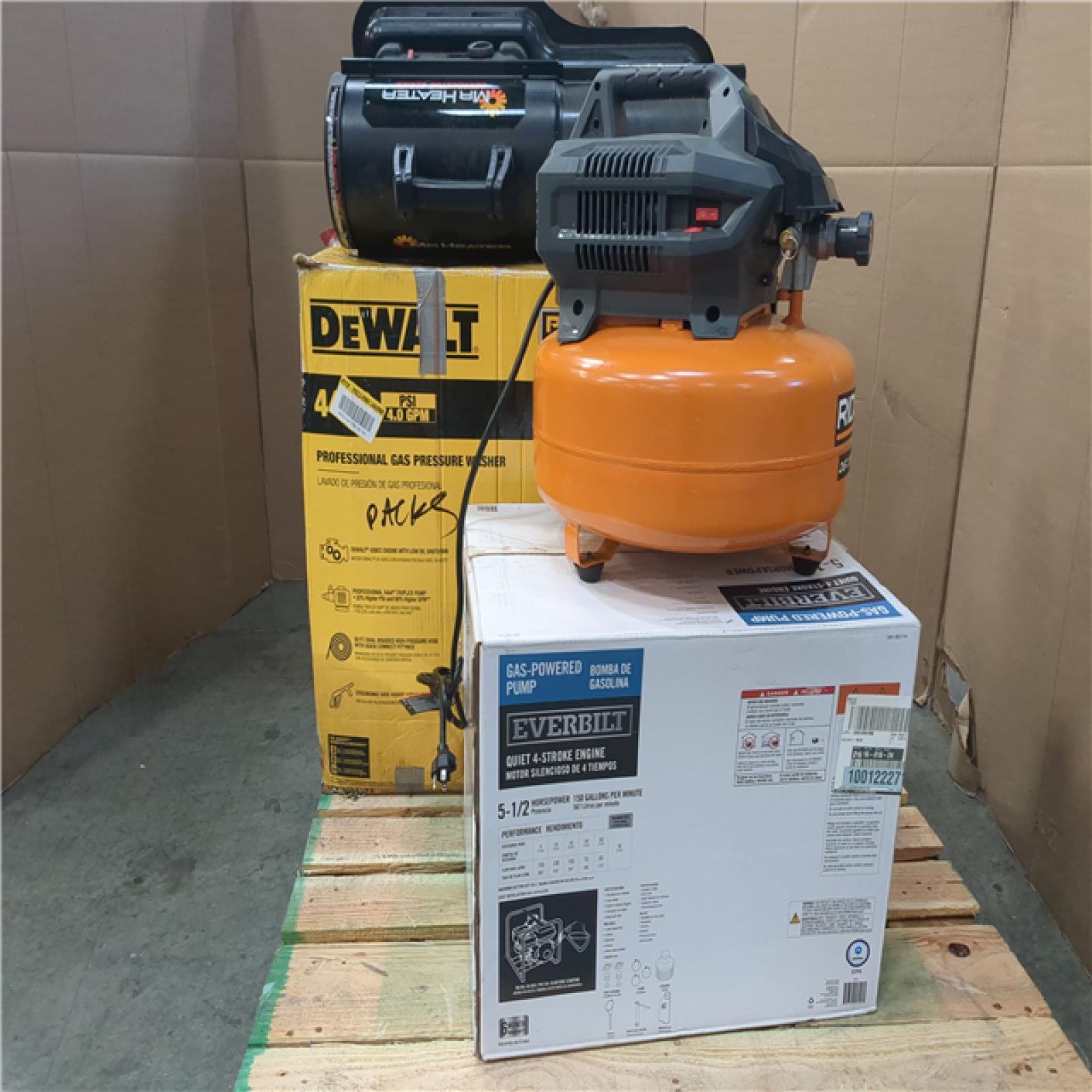 CALIFORNIA AS-IS TOOL PALLET