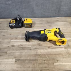 HOUSTON LOCATION - AS-IS DEWALT FLEXVOLT 60V MAX Cordless Brushless Reciprocating Saw with (1) FLEXVOLT 6.0Ah Battery