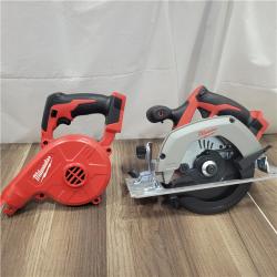 AS-IS Milwaukee  M18 18-Volt Lithium-Ion Cordless Combo Kit 9-Tool with 2-Batteries, Charger and Tool Bag