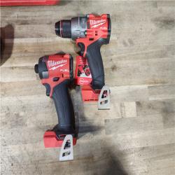 HOUSTON LOCATION - AS-IS MILWAUKEE FUEL 18V Lithium-Ion Brushless Cordless Hammer Drill and Impact Driver Combo Kit