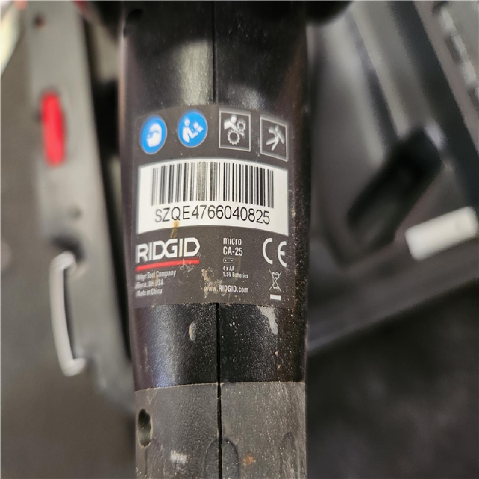 pHOENIX like new RIDGID CA-25 Micro Visual Inspection & Diagnostic Handheld Camera w/ 2.7 in. Color Display, 4 ft. Fixed Waterproof Camera Cable