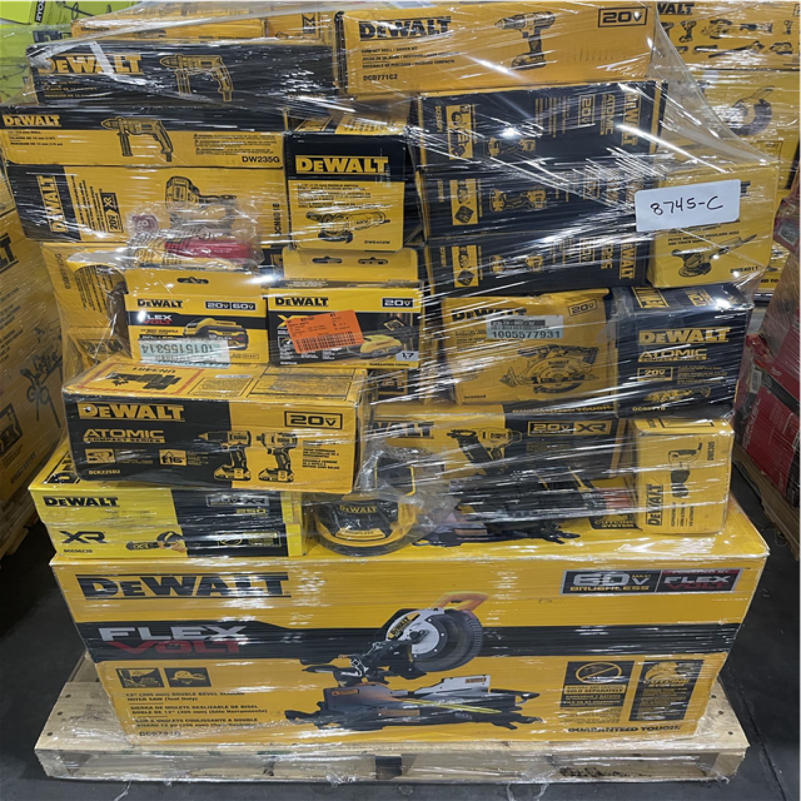 Atlanta Location As-Is Power Tools Partial Truckload (8 Pallets) 8745-C