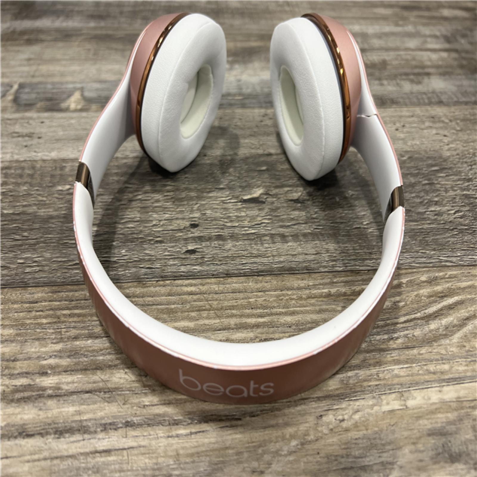 AS-IS Beats Solo3 Wireless On-Ear Headphones -Rose Gold
