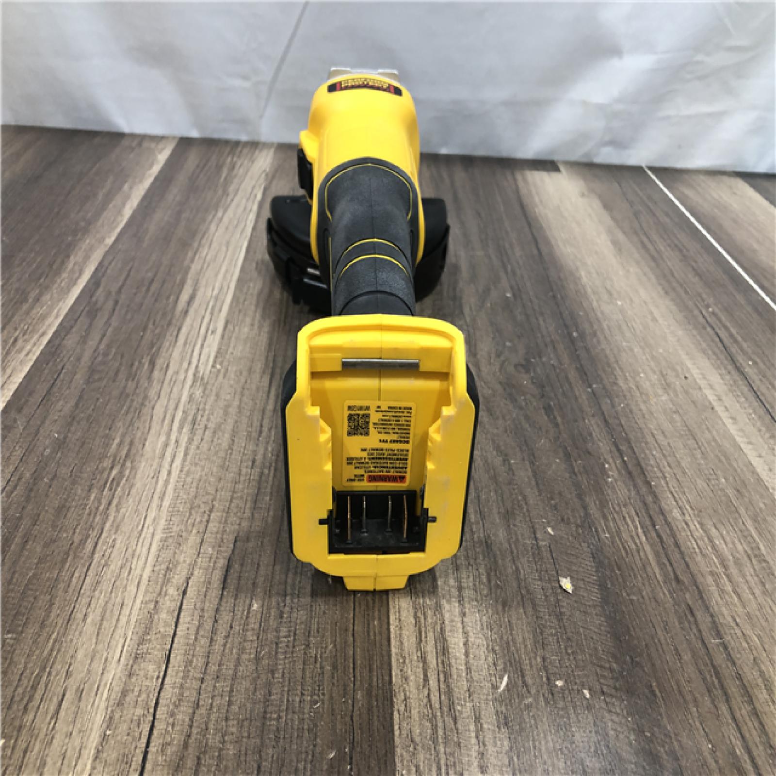 AS-IS DEWALT 20-Volt MAX Cordless Brushless 4-1/2 in. Angle Grinder with Slide Switch (Tool Only)