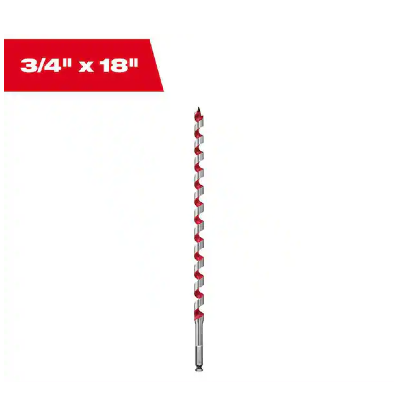 NEW Milwaukee 3/4 in. x 18 in. High Speed Steel Ship Auger Drill Bit (18 UNITS)
