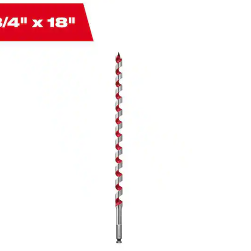 NEW Milwaukee 3/4 in. x 18 in. High Speed Steel Ship Auger Drill Bit (18 UNITS)
