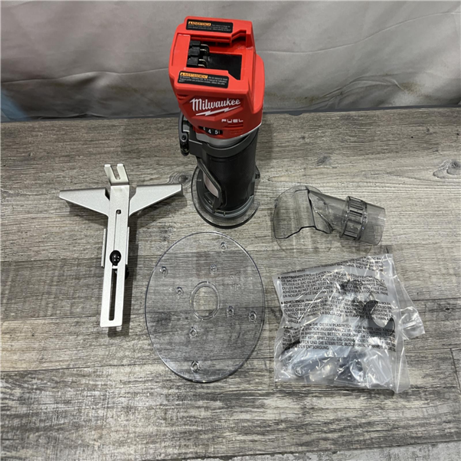 AS-IS Milwaukee FUEL 18V Lithium-Ion Brushless Cordless Compact Router (Tool-Only)