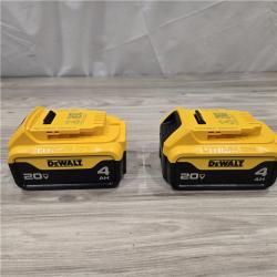 AS-IS DEWALT 20V MAX XR 4 Ah Li-Ion Battery (2 Pc) DCB204-2