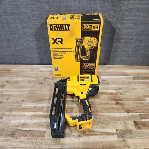 HOUSTON LOCATION - AS-IS DEWALT 20V MAX XR 16-Gauge Lithium-Ion Cordless Finish Nailer (Tool Only)