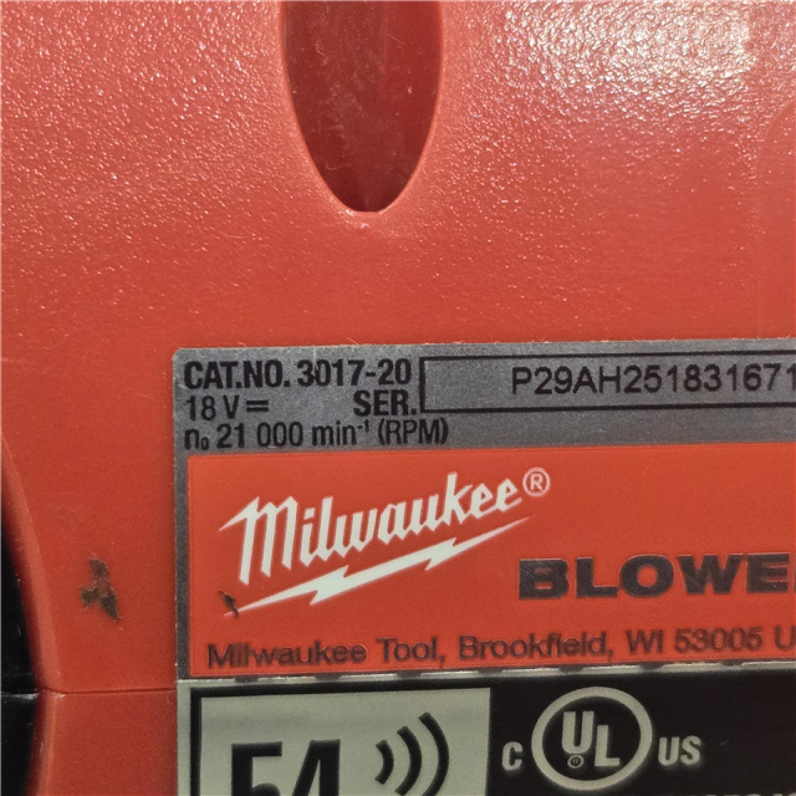 AS-IS Milwaukee M18 FUEL Blower Kit 3017-21HD