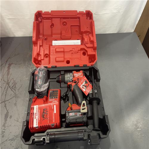 AS-IS- Milwaukee M18 FUEL Lithium-Ion Brushless Cordless 1/2 Drill/Driver Kit