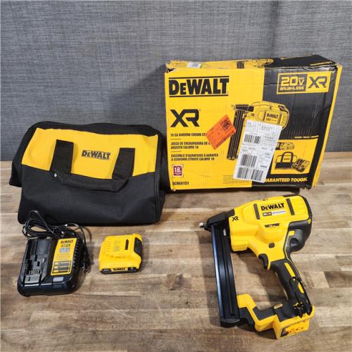 HOUSTON LOCATION - AS-IS DEWALT DCN681D1 20V 18Ga Stapler Kit