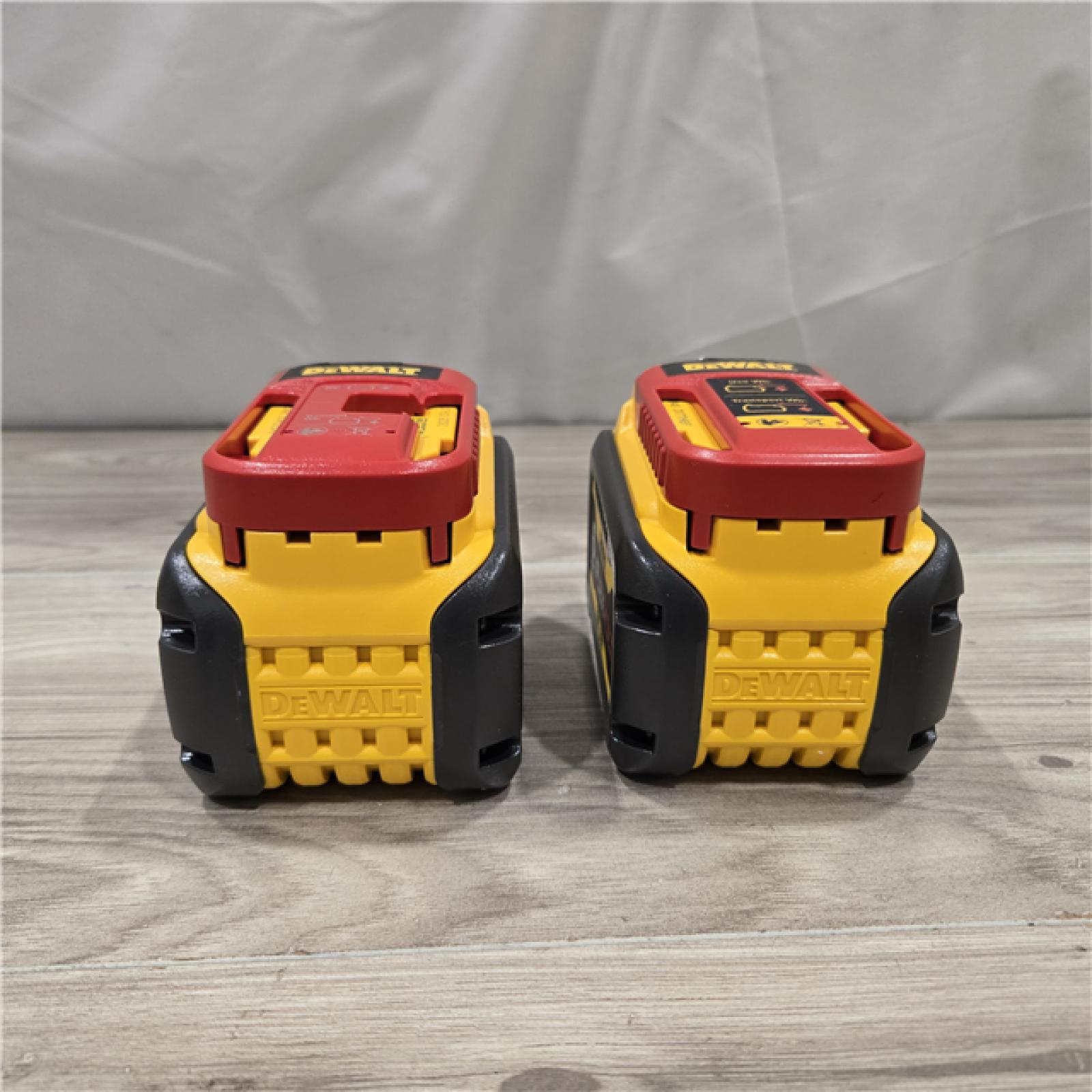 AS-IS DEWALT FLEXVOLT 20-Volt/60-Volt MAX Lithium-Ion 6.0Ah Battery Pack (2-Pack)