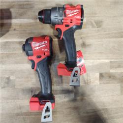 HOUSTON LOCATION - AS-IS (APPEARS LIKE NEW) MILWAUKEE M18 FUEL 18V Lithium-Ion Brushless Cordless Hammer Drill and Impact Driver Combo Kit (2-Tool) with 2 Batteries