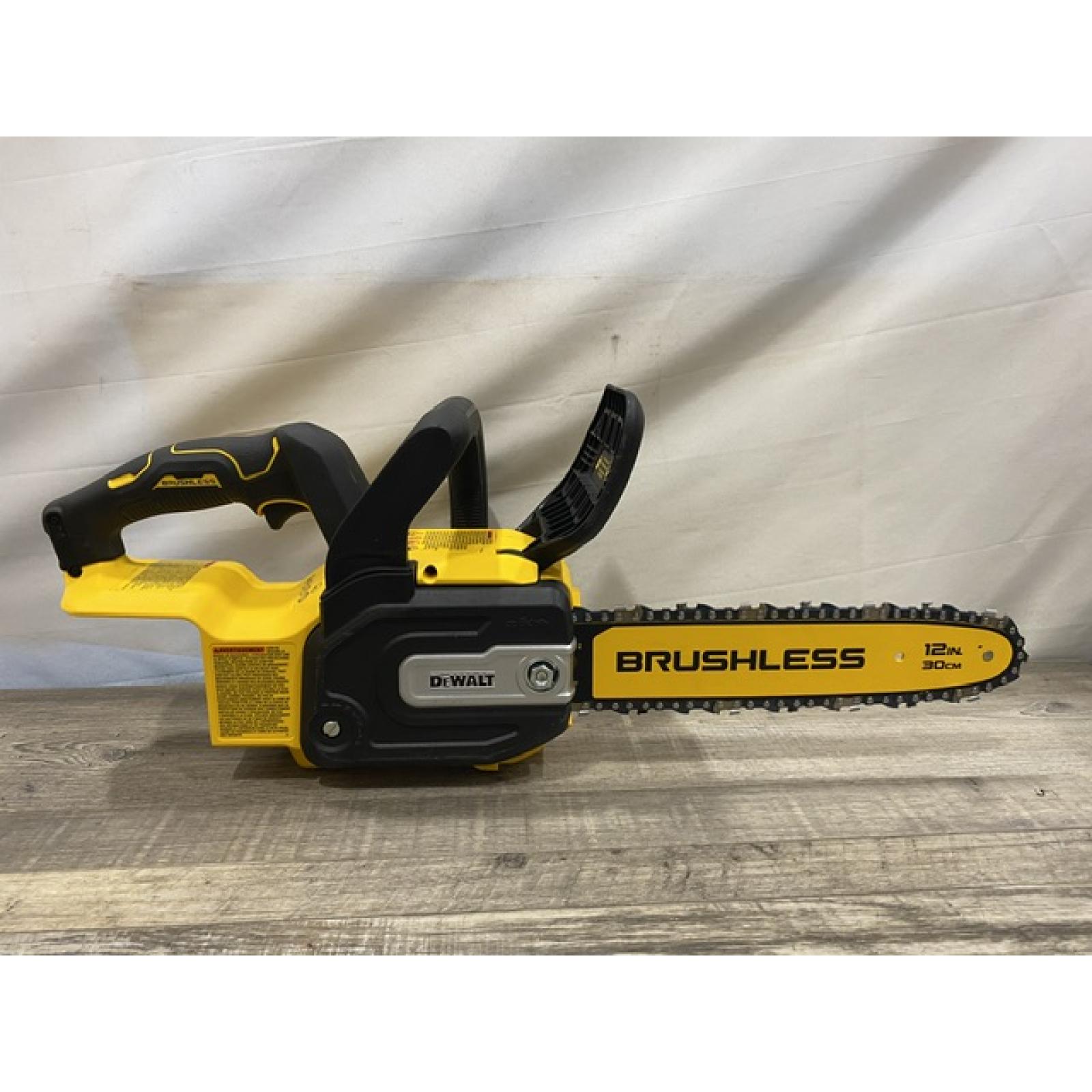 AS-IS DEWALT 20V MAX 12 in. Cordless Battery Powered Chainsaw (Tool Only)