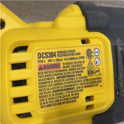 AS-IS DEWALT 20-Volt XR Cordless Reciprocating Saw (Tool Only)