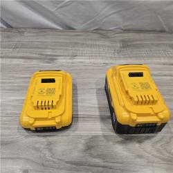AS-IS DEWALT 20V MAX 6.0Ah and 4.0Ah Battery and Charger Starter Kit