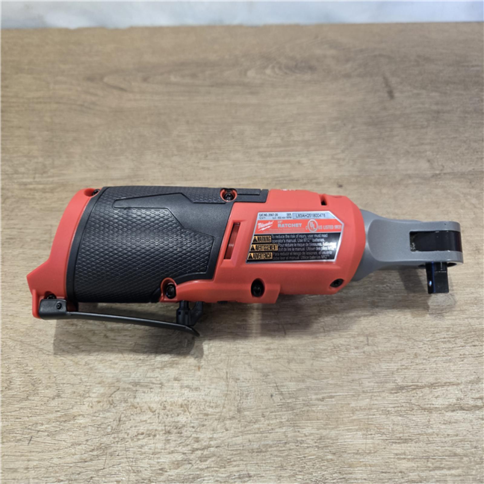 AS-IS Milwaukee FUEL 12V Cordless High Speed 3/8 in. Ratchet (Tool-Only)