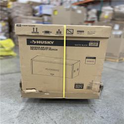 DALLAS LOCATION - AS-IS Husky Modular Tool Storage Heavy Duty 62 in. W x 24 in. D Matte Black Top Tool Chest