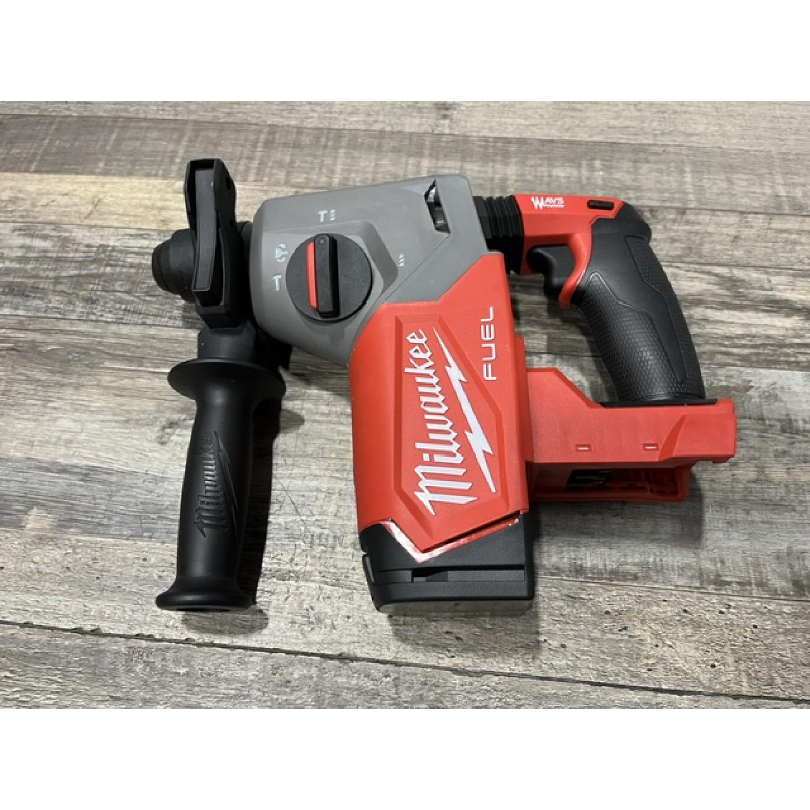 AS-IS Milwaukee  FUEL 18V Lithium-Ion Brushless Cordless 1 in. SDS-Plus Rotary Hammer (Tool-Only)