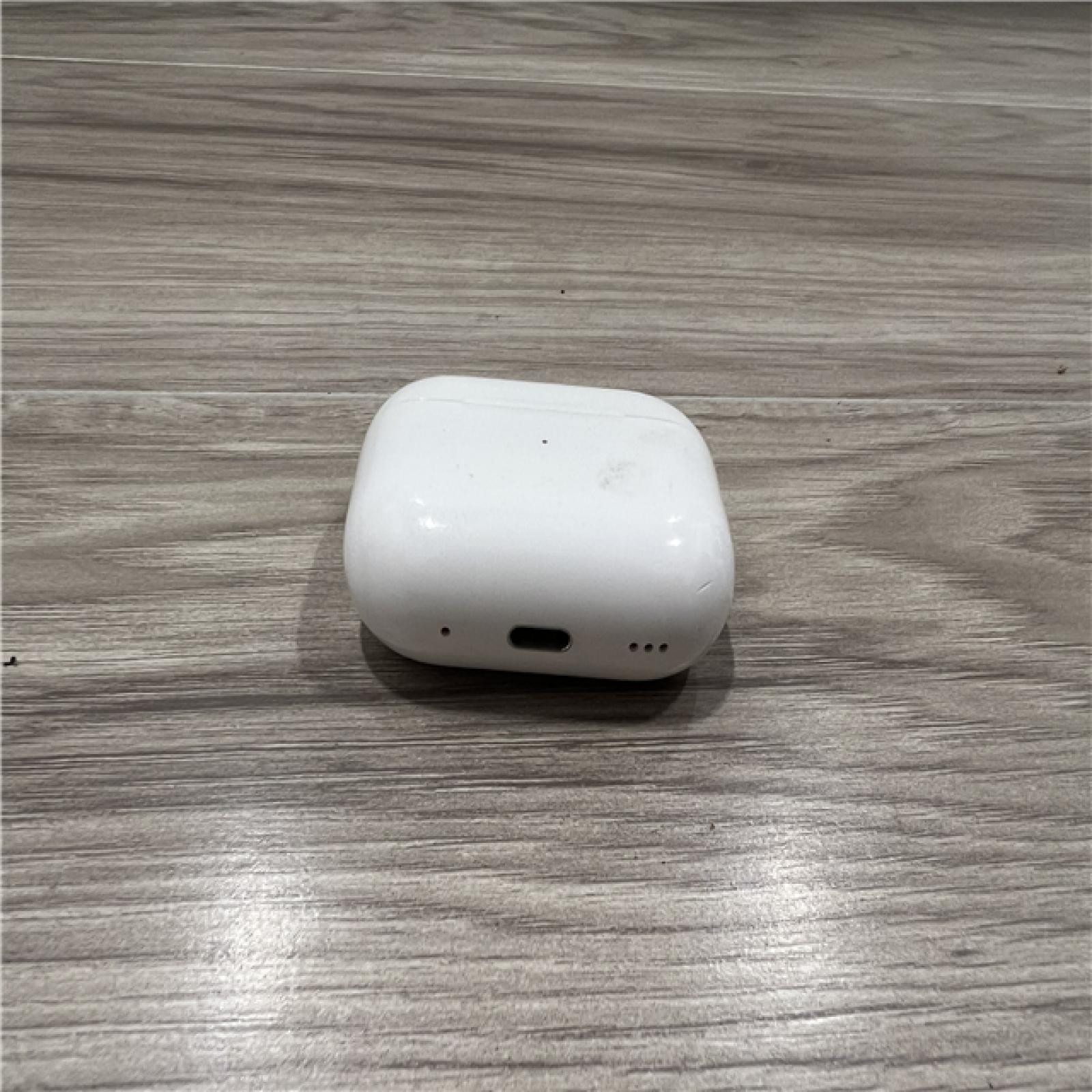 AS-IS Apple AirPods Pro (2nd Generation) with the USB-C MagSafe Charging Case