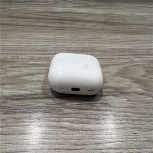AS-IS Apple AirPods Pro (2nd Generation) with the USB-C MagSafe Charging Case