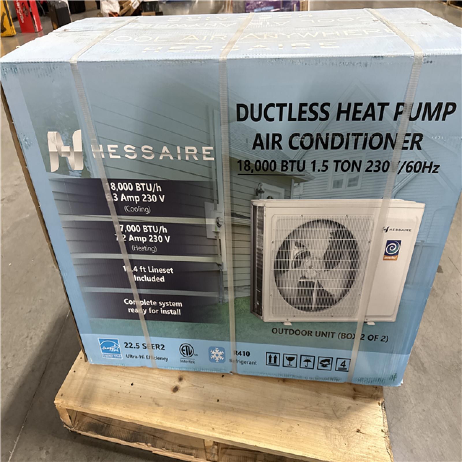 California AS-IS Hessaire Heat Pump & Air Conditioner