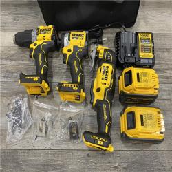 AS-IS DEWALT 20V MAX Lithium-Ion Cordless 3-Tool Combo Kit