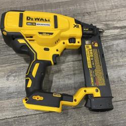 AS-IS DEWALT 20V MAX XR Lithium-Ion Electric Cordless 18-Gauge Brad Nailer (Tool Only)