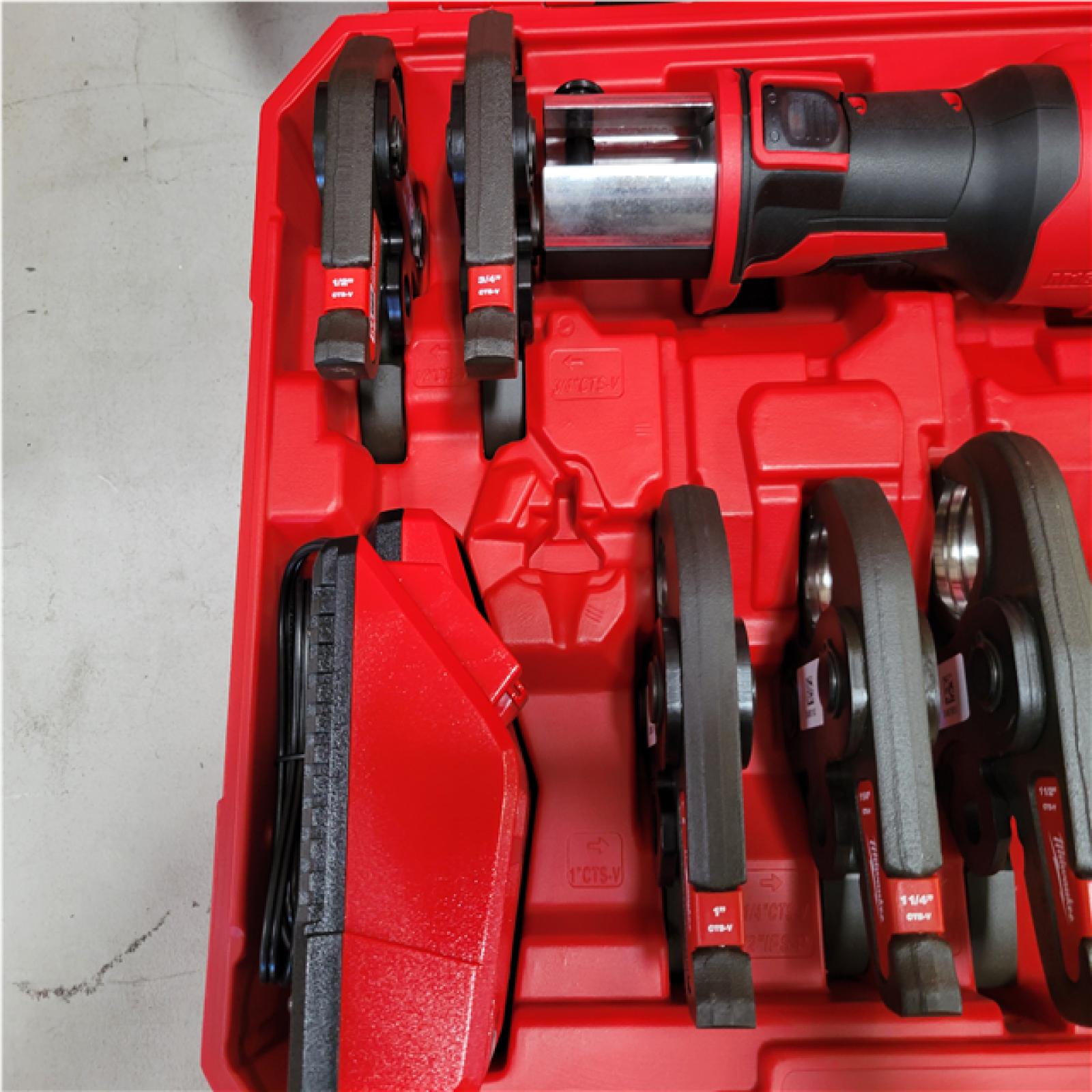 CALIFORNIA AS-IS MILWAUKEE BRUSHLESS  M18 FORCE LOGIC PRESS TOOL KIT