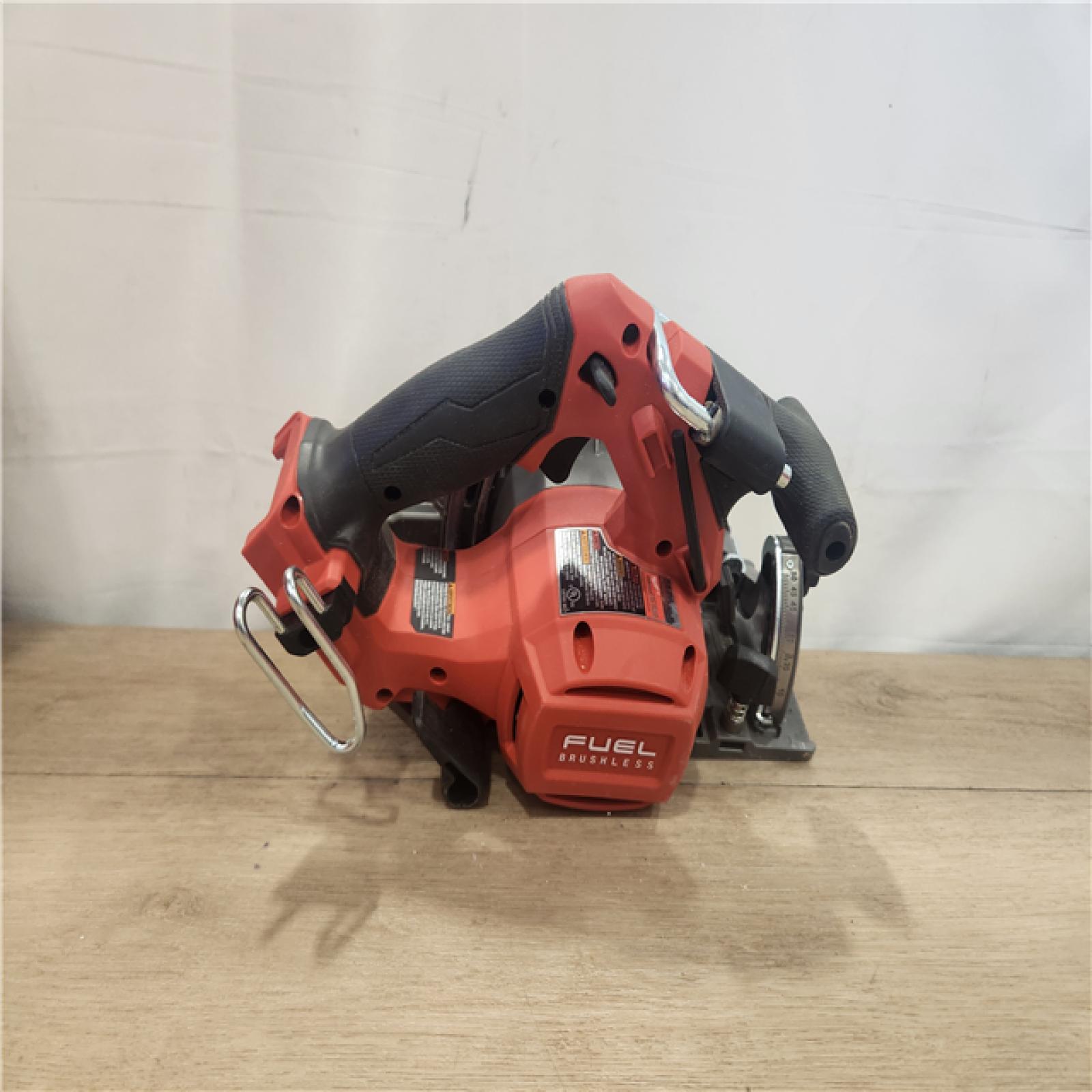 AS-IS- Milwaukee FUEL 18V Lithium-Ion Brushless Cordless 6-1/2 in. Circular Saw (Tool-Only)