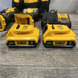 AS-IS DEWALT ATOMIC 20-Volt MAX Lithium-Ion Cordless Combo Kit