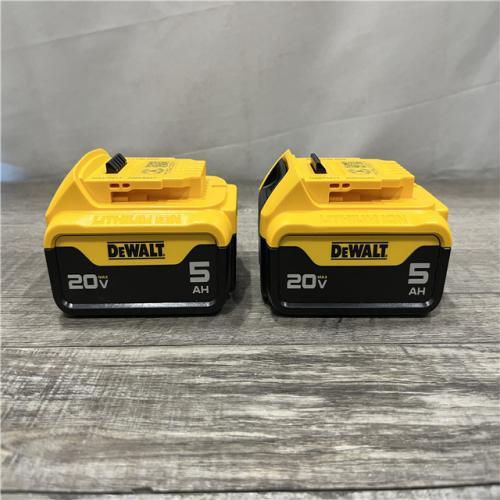 AS-IS DEWALT 20V MAX Lithium-Ion 5.0Ah Battery (2-Pack)