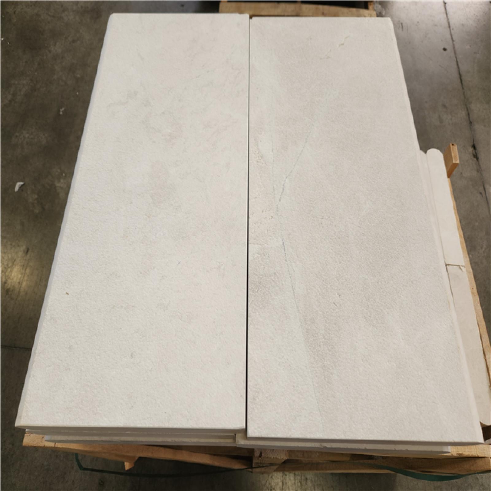 Phoenix MSI Aegean Pearl 5 cm x 12 in. x 24 in. Tumbled Marble Pool Coping (100 sq. ft. 50 Pieces)