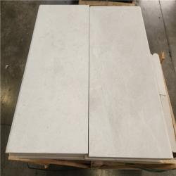 Phoenix MSI Aegean Pearl 5 cm x 12 in. x 24 in. Tumbled Marble Pool Coping (100 sq. ft. 50 Pieces)