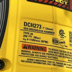 AS-IS DEWALT 20V MAX XR Cordless Brushless 1 in. SDS Plus L-Shape Rotary Hammer (Tool Only)