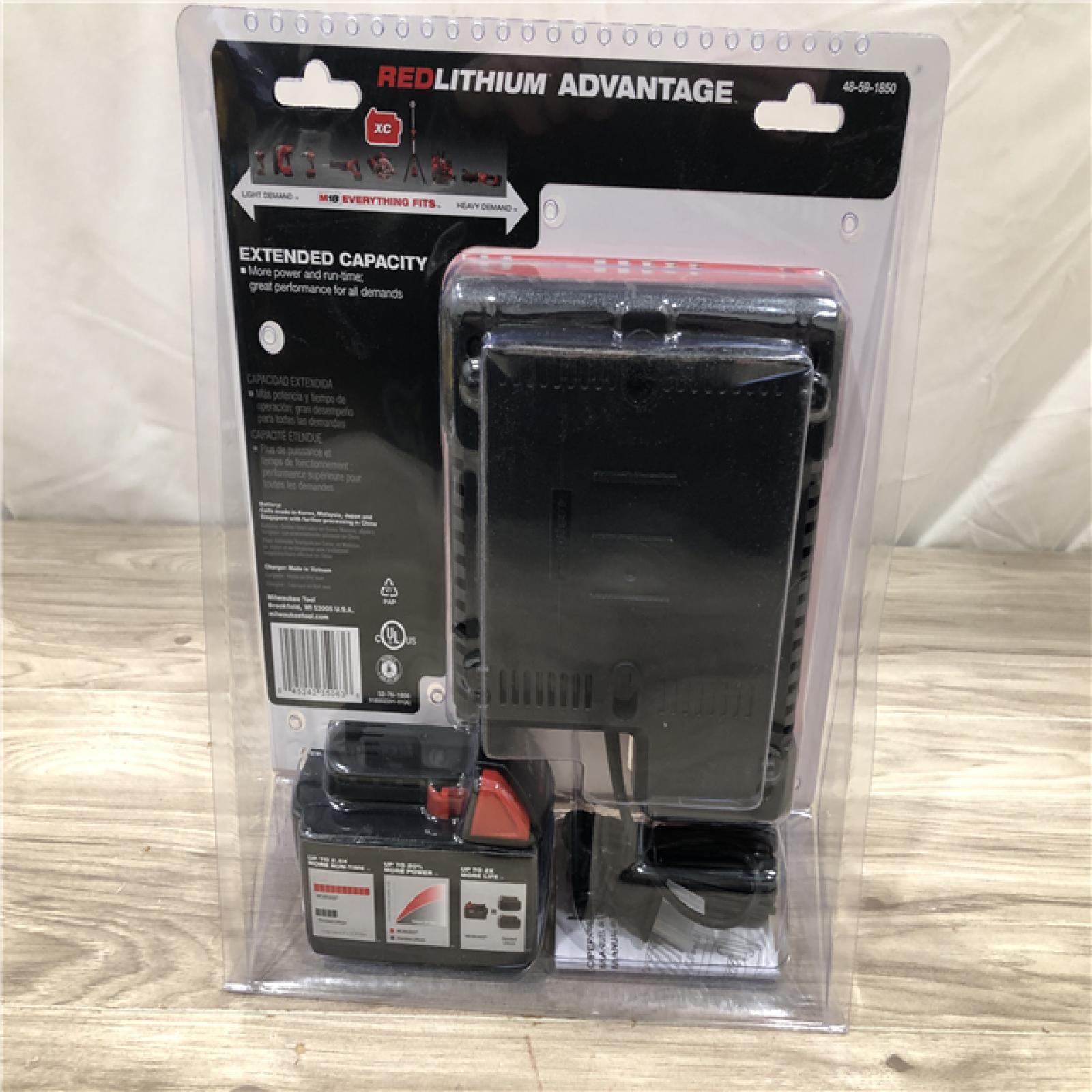 NEW! - Milwaukee 18V Lithium-Ion XC Starter Kit