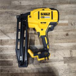 HOUSTON LOCATION - AS-IS DEWALT 20V MAX XR 16-Gauge Lithium-Ion Cordless Finish Nailer (Tool Only)