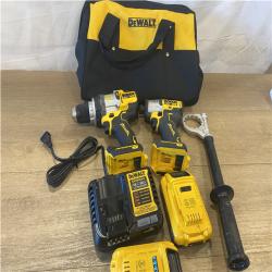 AS-IS DEWALT 20V XR Lithium-Ion Cordless Brushless 1/2 in. Drill/Driver Kit