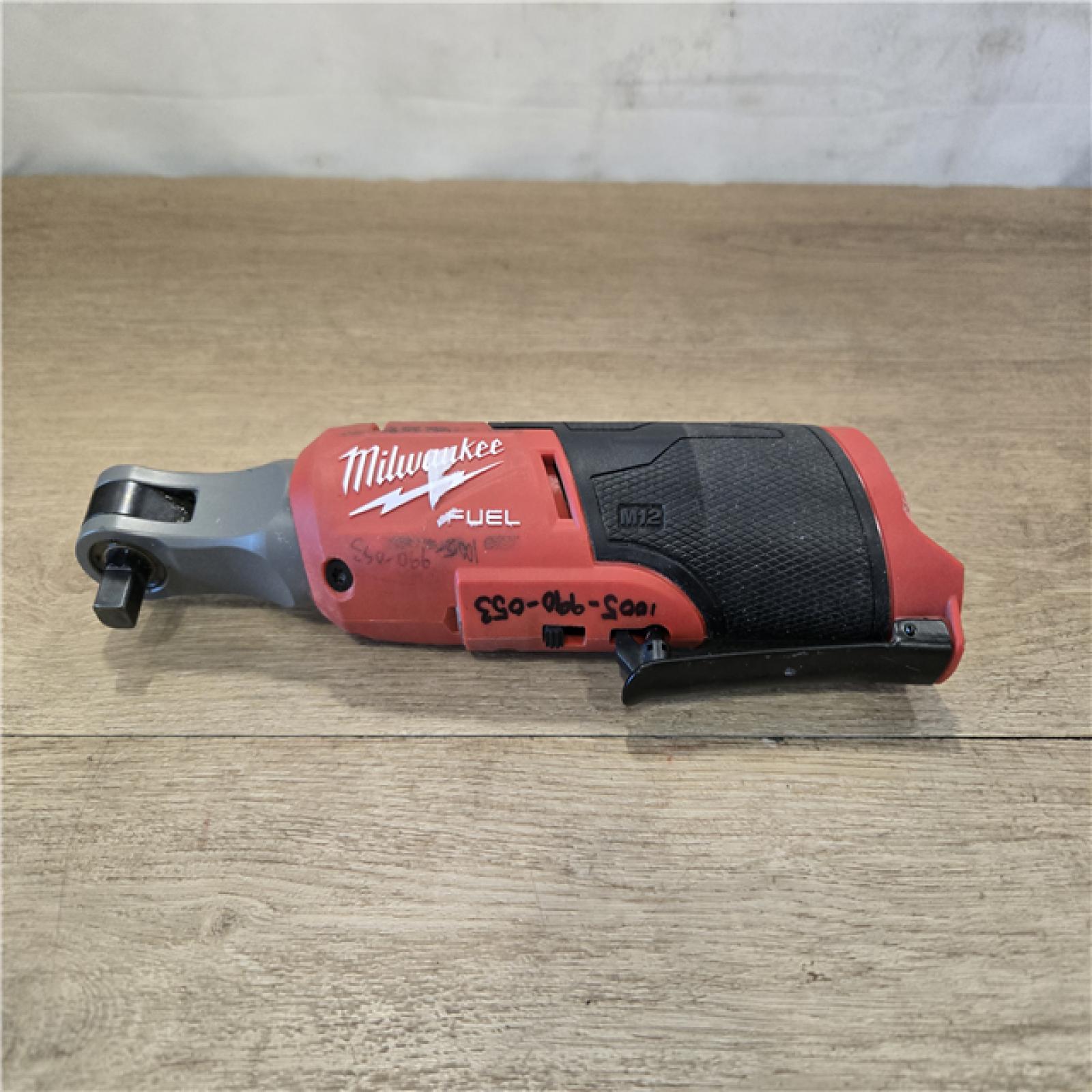 AS-IS Milwaukee FUEL 12V Cordless High Speed 3/8 in. Ratchet (Tool-Only)