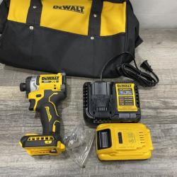 AS-IS DEWALT 20V MAX XR Lithium-Ion Brushless Cordless 3-Speed High Torque 1/4 in. Impact Driver Kit
