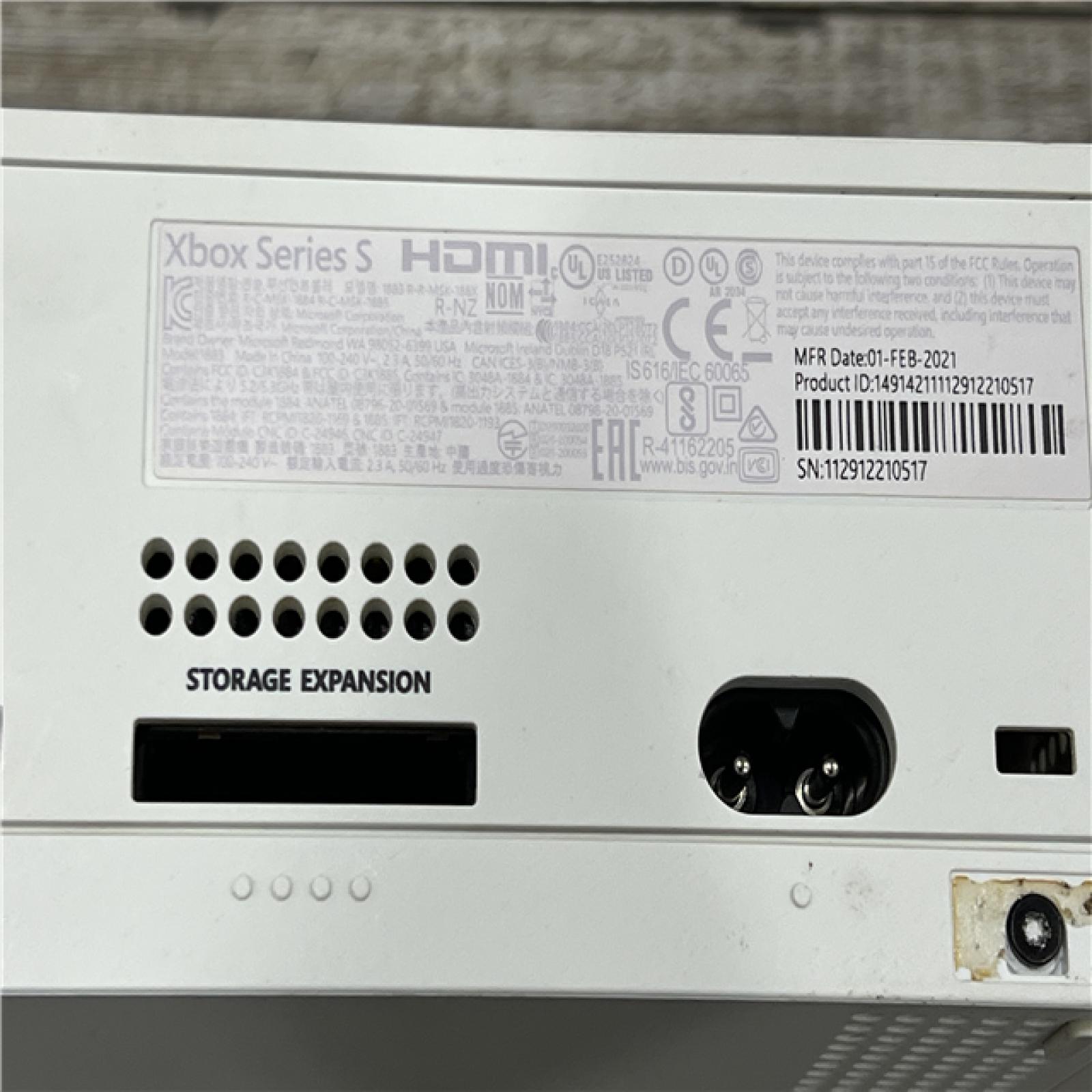 AS-IS Xbox Series S, 512GB, All Digital Gaming Console,White