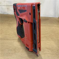 AS-IS Milwaukee 12-Volt Lithium-Ion Cordless 3/8 in. Crown Stapler (Tool-Only)