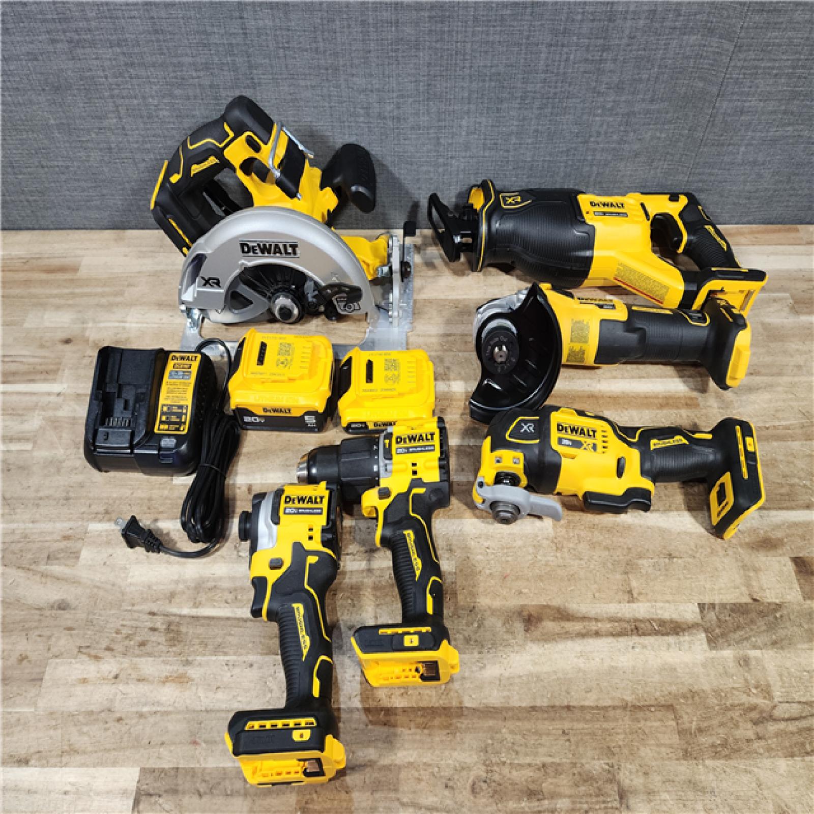 HOUSTON LOCATION - AS - IS DEWALT 20V MAX Lithium-Ion Cordless 6-Tool Combo Kit