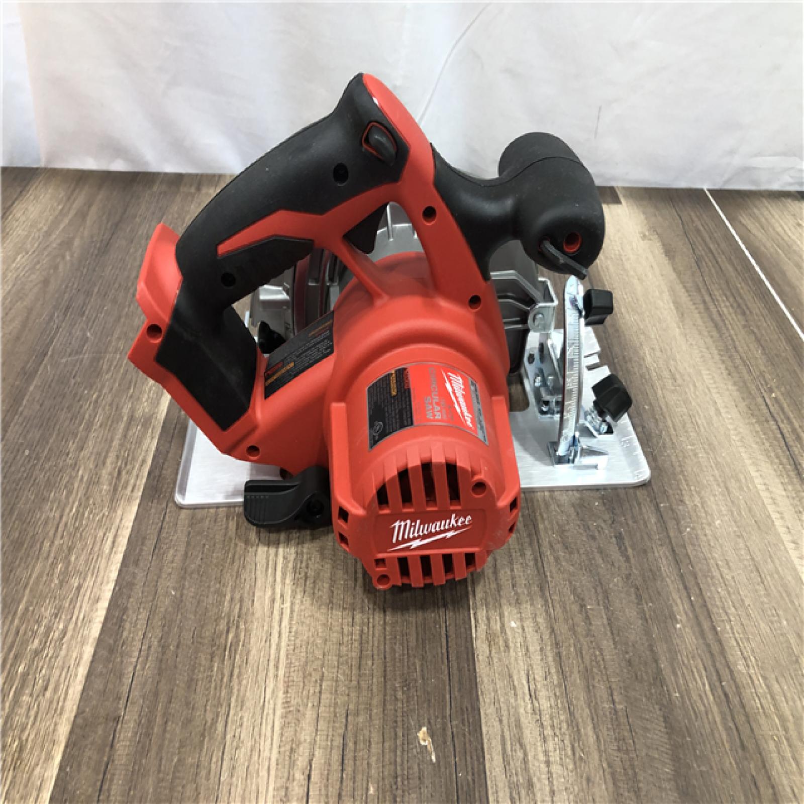 AS-IS Milwaukee 18V Lithium-Ion Cordless 6-1/2 in. Circular Saw (Tool-Only)
