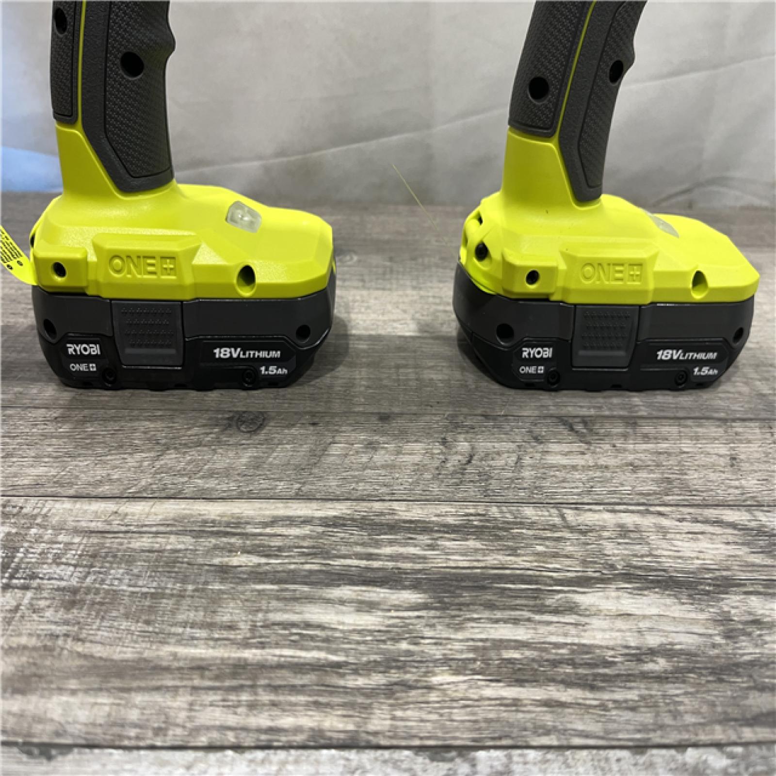 AS-IS RYOBI ONE+ 18V Cordless 2-Tool Combo Kit