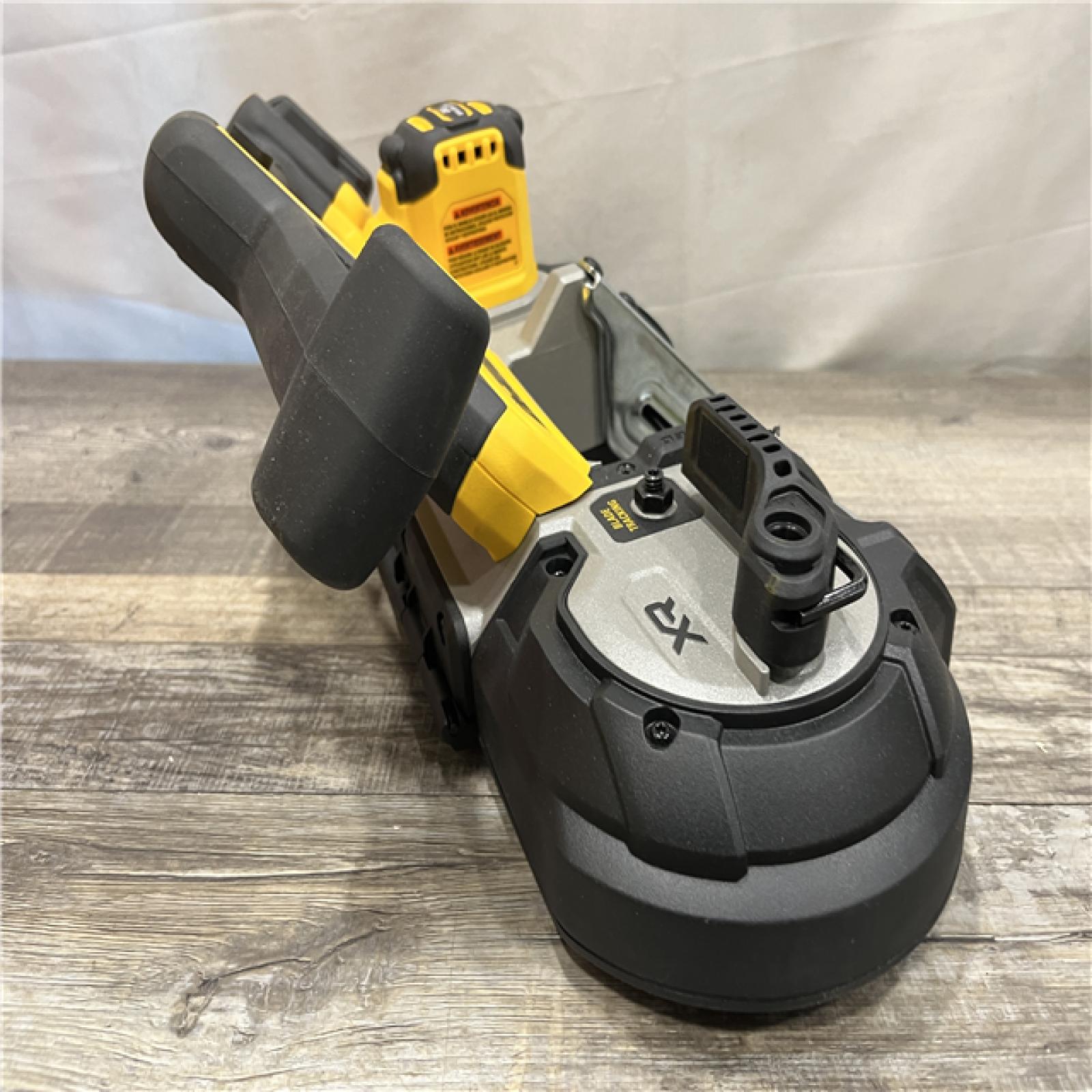 AS-IS DEWALT 20-Volt MAX 3-3/8 in. Cordless Brushless Bandsaw (Tool-Only)