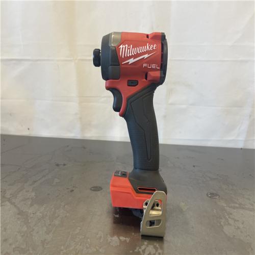 AS-IS- Milwaukee 18V Lithium-Ion Brushless Cordless 1/4 Hex Impact Driver (Tool-Only)