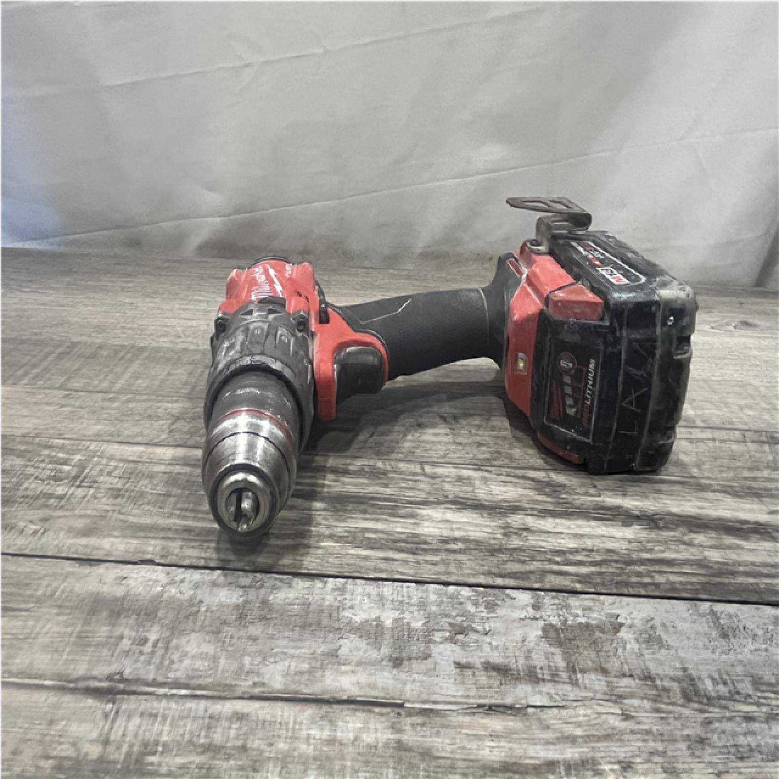 AS-IS Milwaukee FUEL 18V Lithium-Ion Brushless Cordless Hammer Drill and Impact Driver Combo Kit
